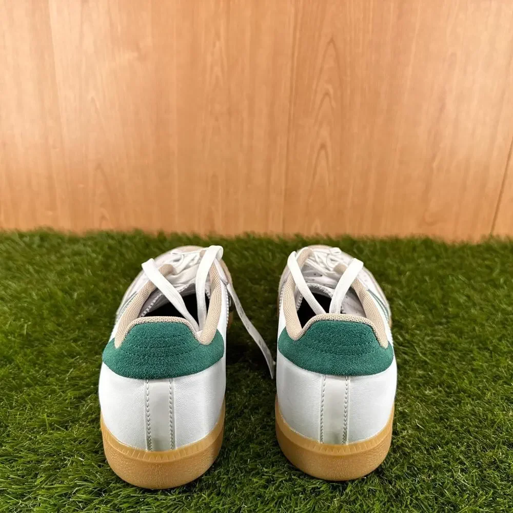 adidas Velosamba Leather Cloud White Green Cycling Shoes JQ2324 Men's Size 9.5 - Picture 5 of 7